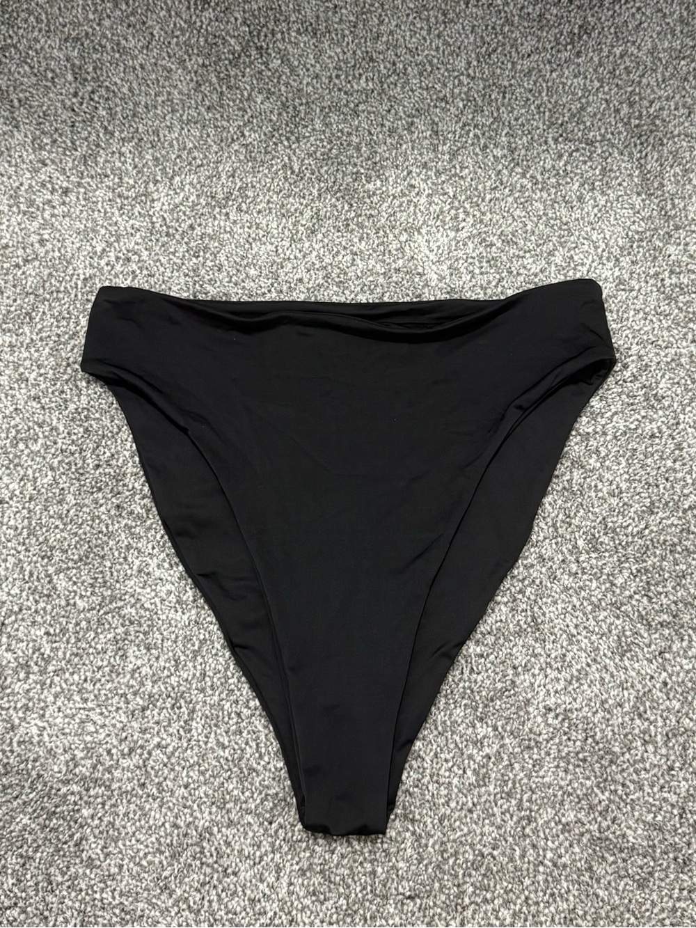 Black High Cut Bikini Bottom